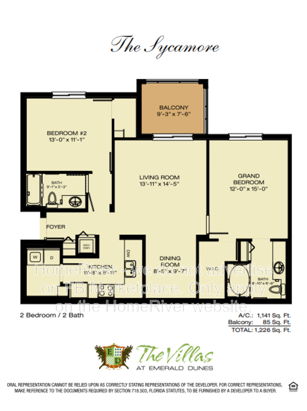 Best Pool View in Emerald Dunes | Luxury 2BR Condo with Garage! property image
